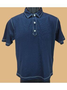 Footjoy Kids Navy Blue Polo Large
